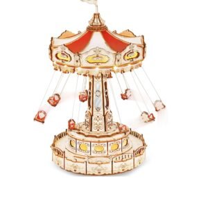 Swing Ride DIY Music Box Amusement Park 3D Wooden